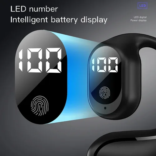 Imagen 2 del producto Auriculares inalámbricos Bluetooth 5,3, auriculares manos libres con Control de ruido, auriculares de música estéreo con micrófono que funcionan en todos los teléfonos inteligentes