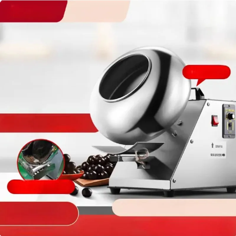 آلة طلاء السكر الأوتوماتيكية التجارية الكهربائية آلة طلاء السكر والحلوى والفول السوداني والشوكولاتة #1