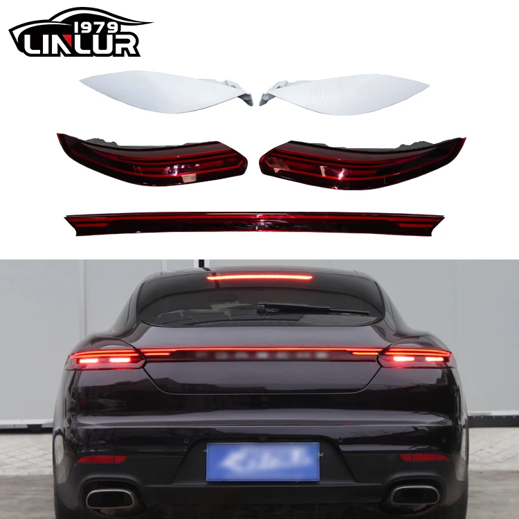 

[1979ll] Car Rear Lights 2009-2016 970 Tail Lights Upgrade to 971 Style LED Taillights for Porsche Panamera 970 970.1 970.2