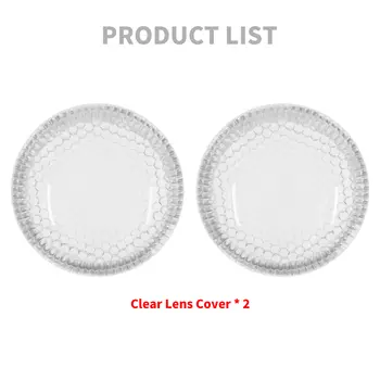 2 tapas transparentes para intermitentes delanteros y traseros de motocicleta para Harley Sportster XL 1200 883 48 Touring Softail Dyna 00-23 8 best sales Harley-Davidson 883 - №1