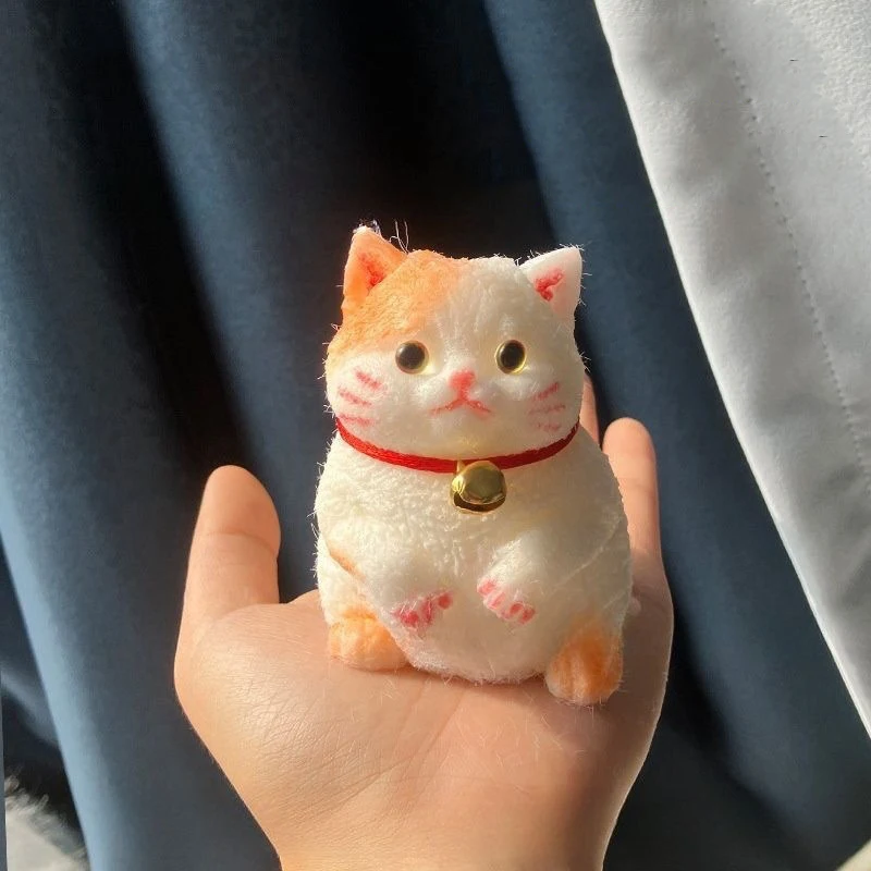 Kawaii Big Chubby Cat Ragdoll Cat Soft Sticky Slow Rebound Birthday Kids Girl Cute Squish gift Fidget Mochi Taba Sensory Toy