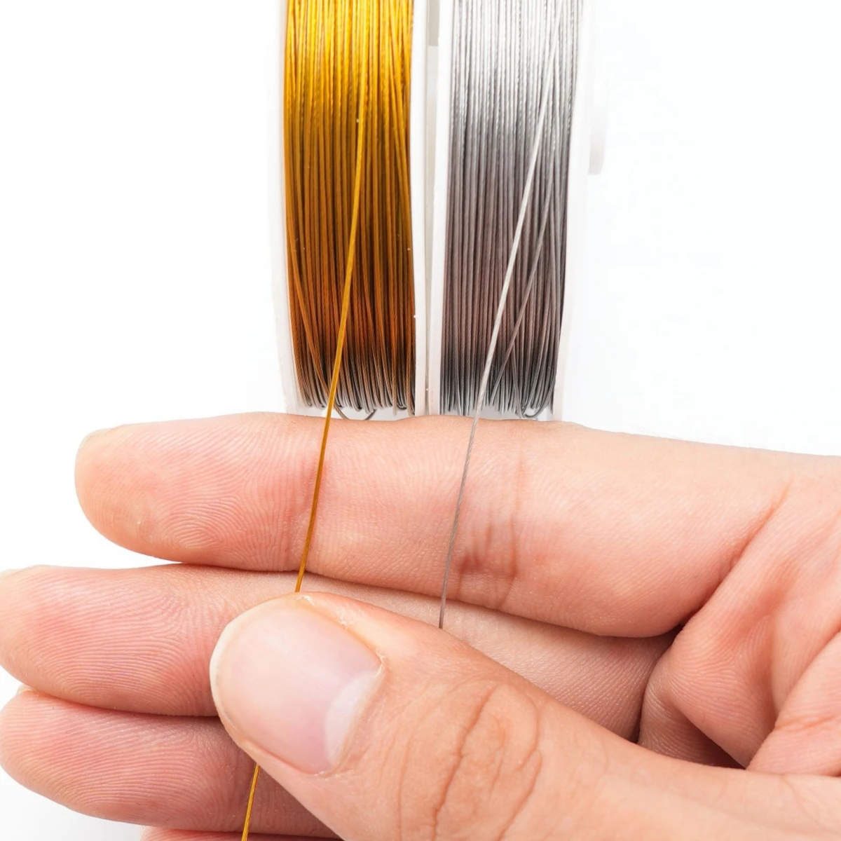 0.3-1mm Resistant Strong Line Stainless Steel Wire Tiger Tail Beading Cord for Jewelry Making Supplies DIY Crafts Accessories