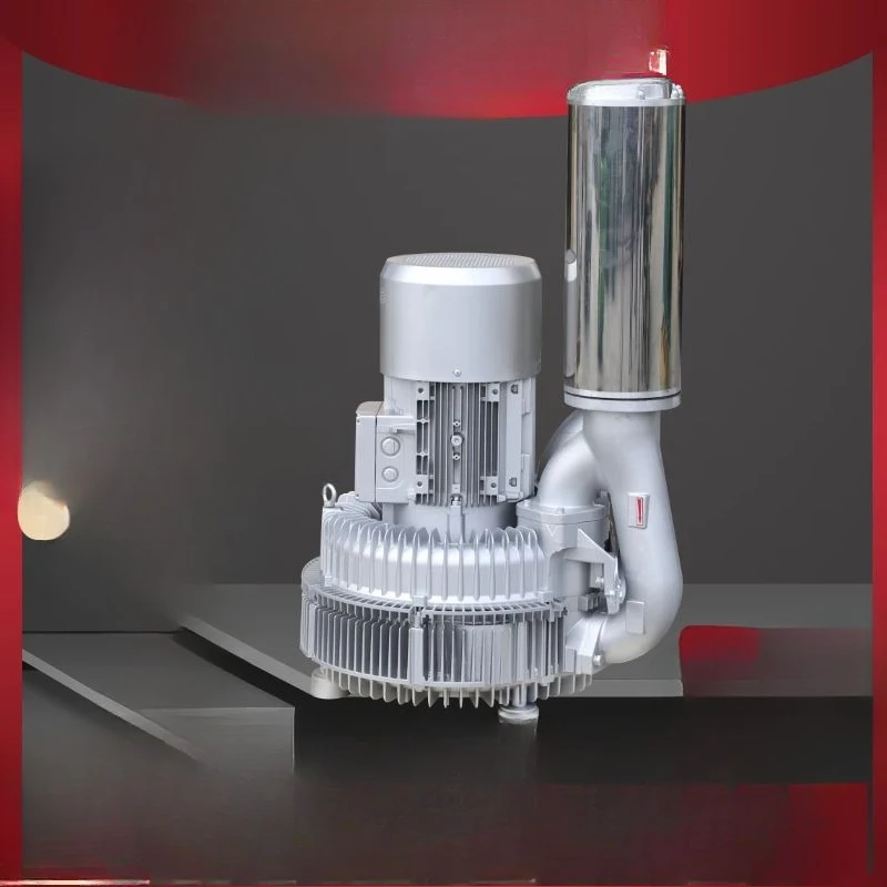 High pressure vortex blower 25 kW flow meter