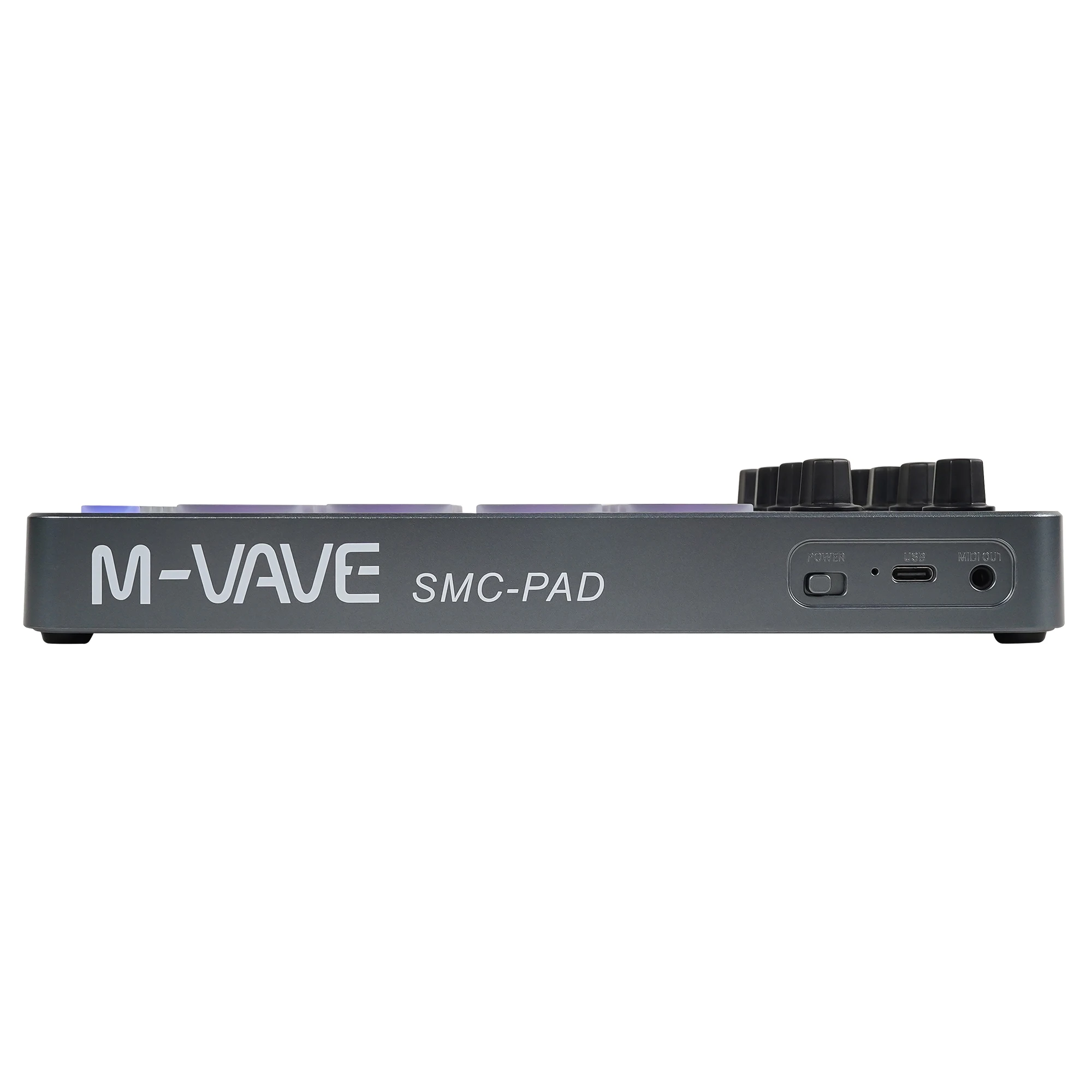 M-VAVE SMC-PAD Gray Controller Board with 16 Velocity Pads and 8
