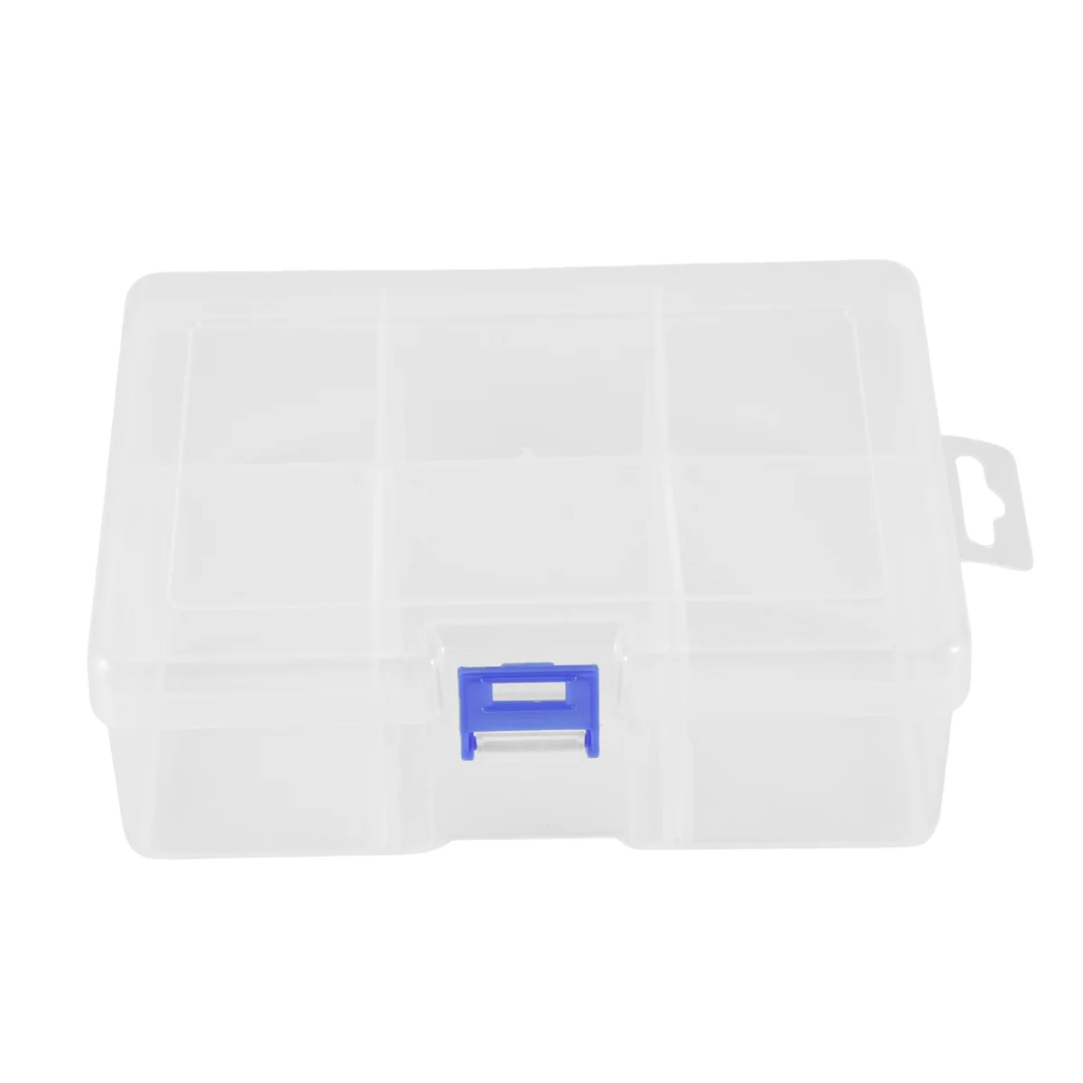 6 Removable Plastic Storage Box Jewelry/Earring/Tools Container Organizer