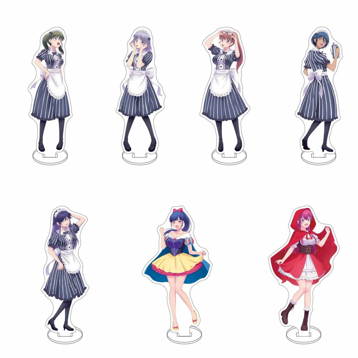 

15CM HOT Anime Goddess Cafe shop Acrylic Stand Model Cosplay Charm Characters Ornament Accessories Goods Collection Gifts