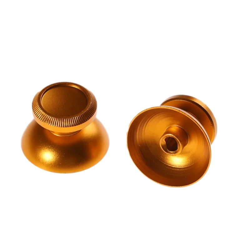 2Pcs/ lot Auminum Metal Thumb Stick Grip Cap Replacement Buttons for PS4 Slim/Pro/Xbox One Slim Controller