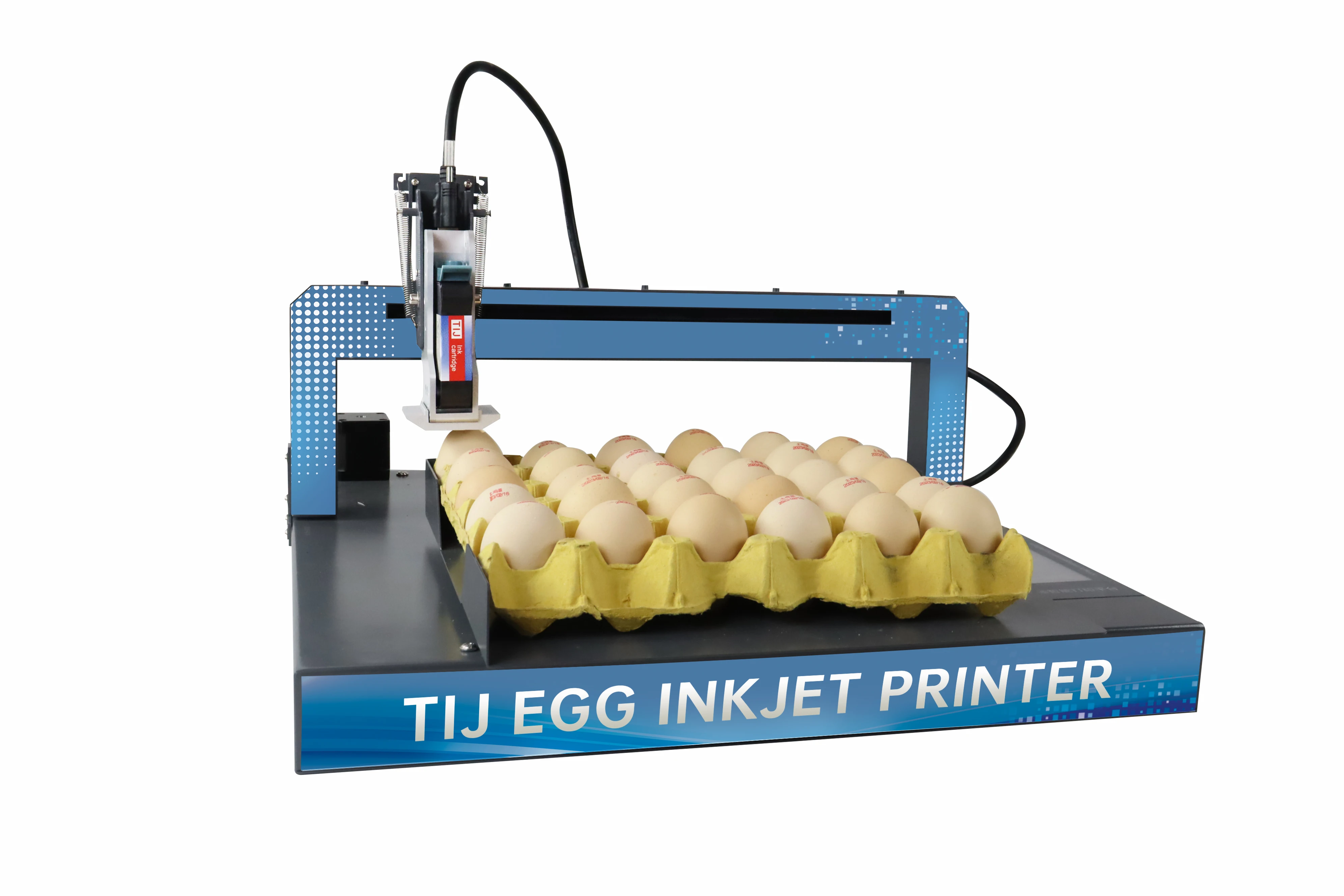 Fully Automatic Egg Ink Jet Printer 5-inch Touch Screen 600 Dpi HD Ink Jet Printer Ink Jet Printers for Chicken Egg