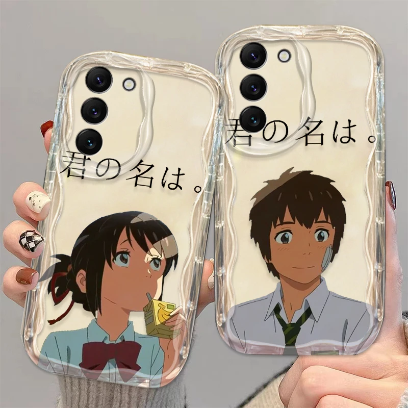 Your Name Miyamizu Mitsuha Cover For S21 S23 S24 Ultra Plus FE A55 A35 A25 A05S A54 A53 A52 A33 A32 Wave Oil Phone Case