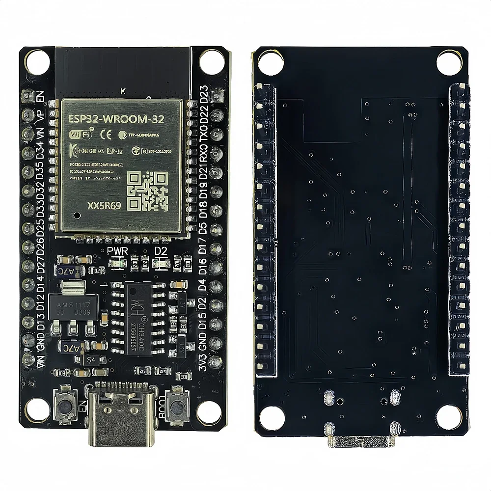 ESP-WROOM-32 ESP32 Development Board TYPE-C USB CH340C WiFi+Bluetooth Ultra-Low Power Dual Core ESP32-DevKitC-32 Expansion Board