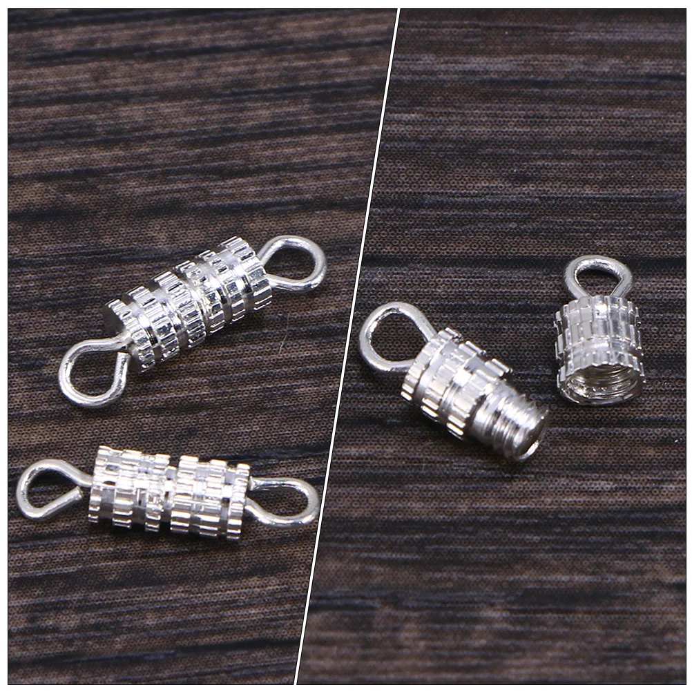 

50pcs Copper Screw Clasps Durable Buckles for Necklace Bracelet Jewelry Making Craft Fashion Accessories