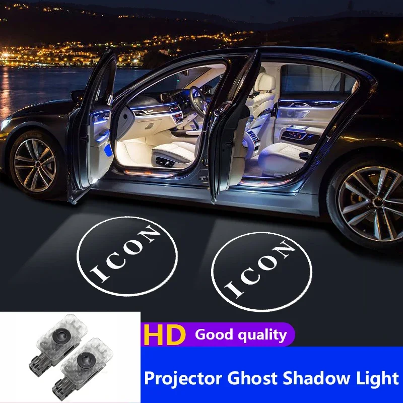 LED Car Door Welcome Logo Shadow Light For Volvo Polestar S80L S60 V40C V90 V60 XC60 XC90 S90 Roesign Laser Projector Ghost Lamp