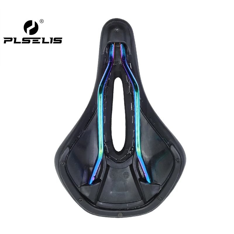وسادة مقعد دراجة شعبية من PLSELIS، أنف قصير مجوفة قابلة للتنفس ومقاومة للماء ومضادة للانزلاق، سرج أصلي مريح P #5