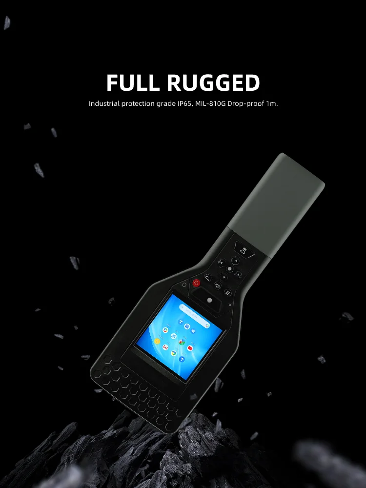 2026 JT-R30B Venta al por mayor Lector Android Escritor 132k Precios de etiquetas Rfid animales Escáner de código de barras Colector de datos Pda de mano resistente