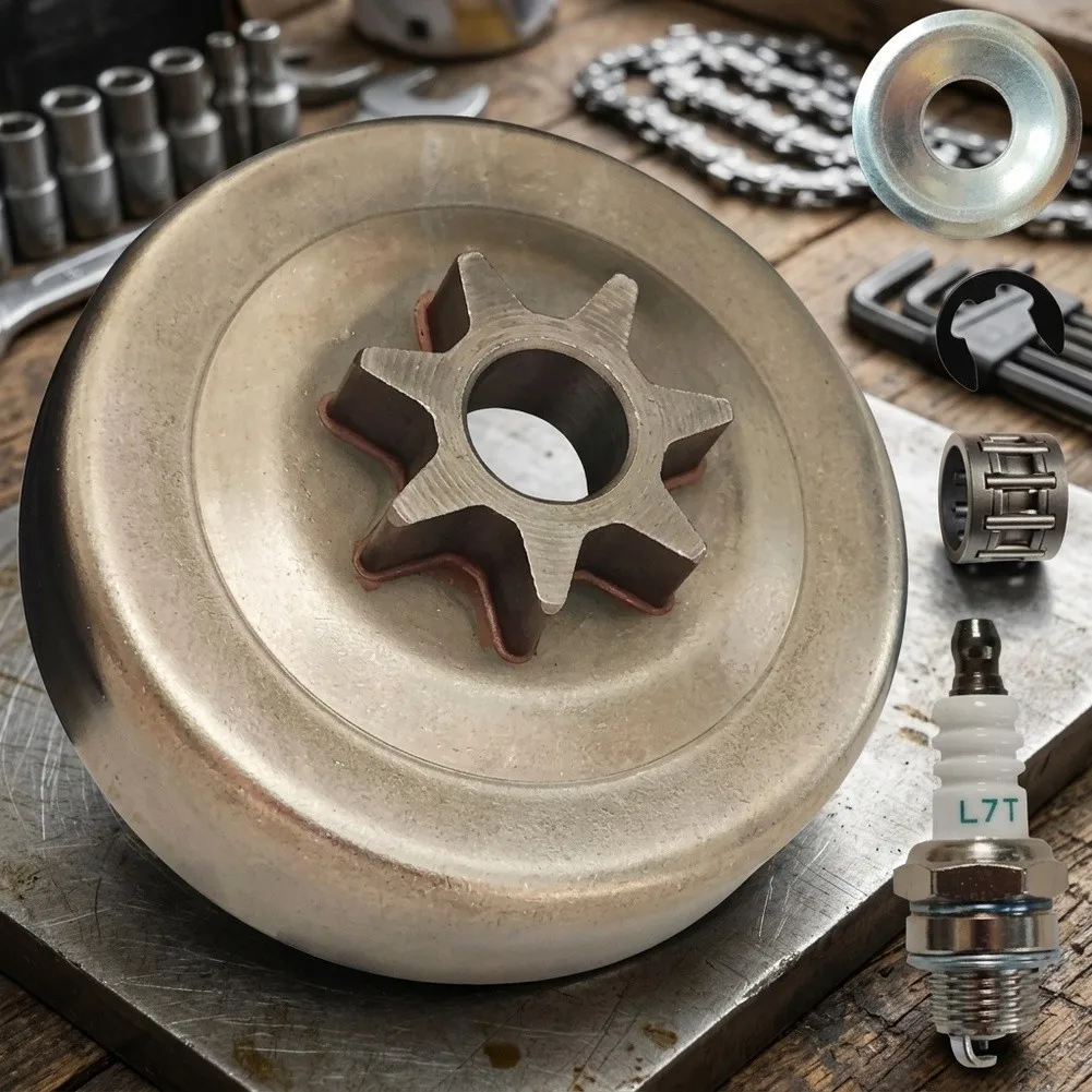For Premium .325 For 7T Clutch Drum Kit For /Chainsaws - Complete Replacement Set /Chainsaw Replacement Part Clutch Drum Chain
