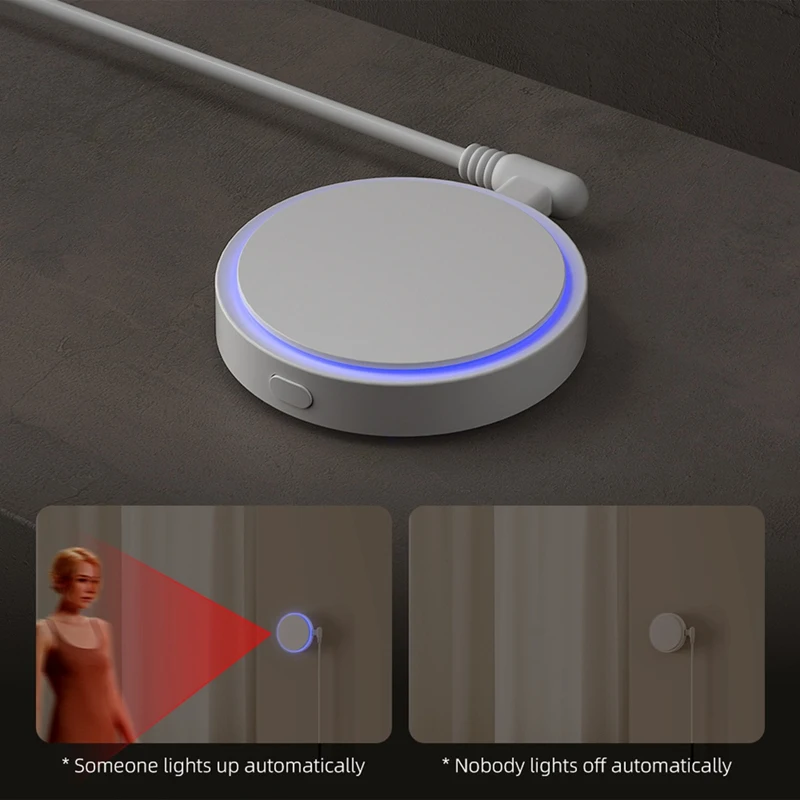2025 Trend Tuya Wifi Mmwave Radar Human Presence Motion Sensor, Luminance/Distance Detection PIR Sensor For Alexa Google Home