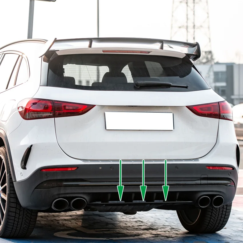 

For Mercedes Benz 2020+ GLA Class H247 AMG Line Rear Lip Spoiler Diffuser Modification