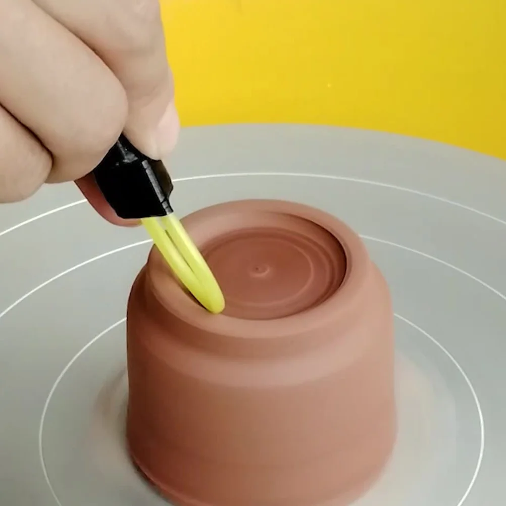 

Pottery Polishing Tool Clay Arts Ceramic Sculpting Rod Ergonomic Handle Smooth Detailing Trimming Tool for Professional Beginner