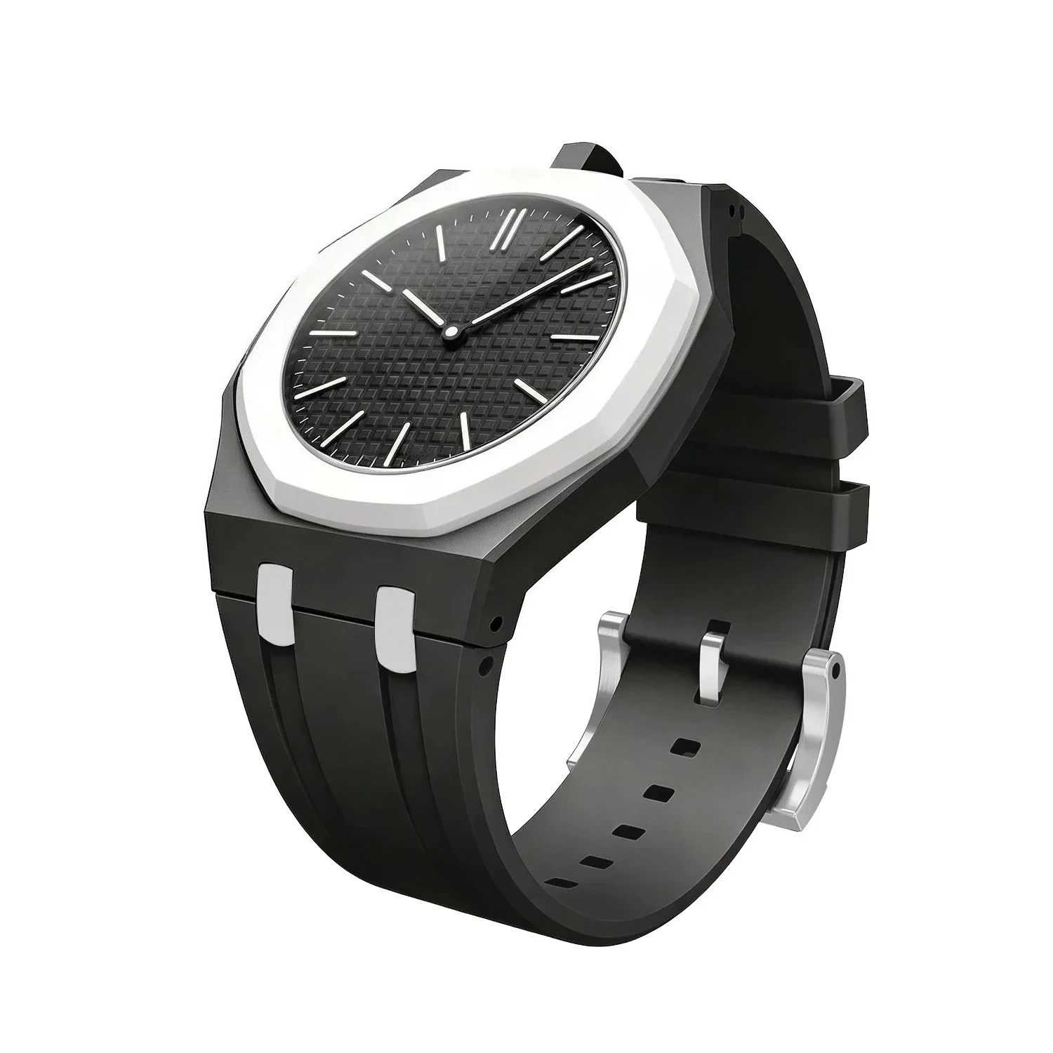 Ceramic Modification Kit For Swatch x AP Royal POP Biomaterials Watch Case Silicone Strap Pocket Changer To Wristwatch view 3