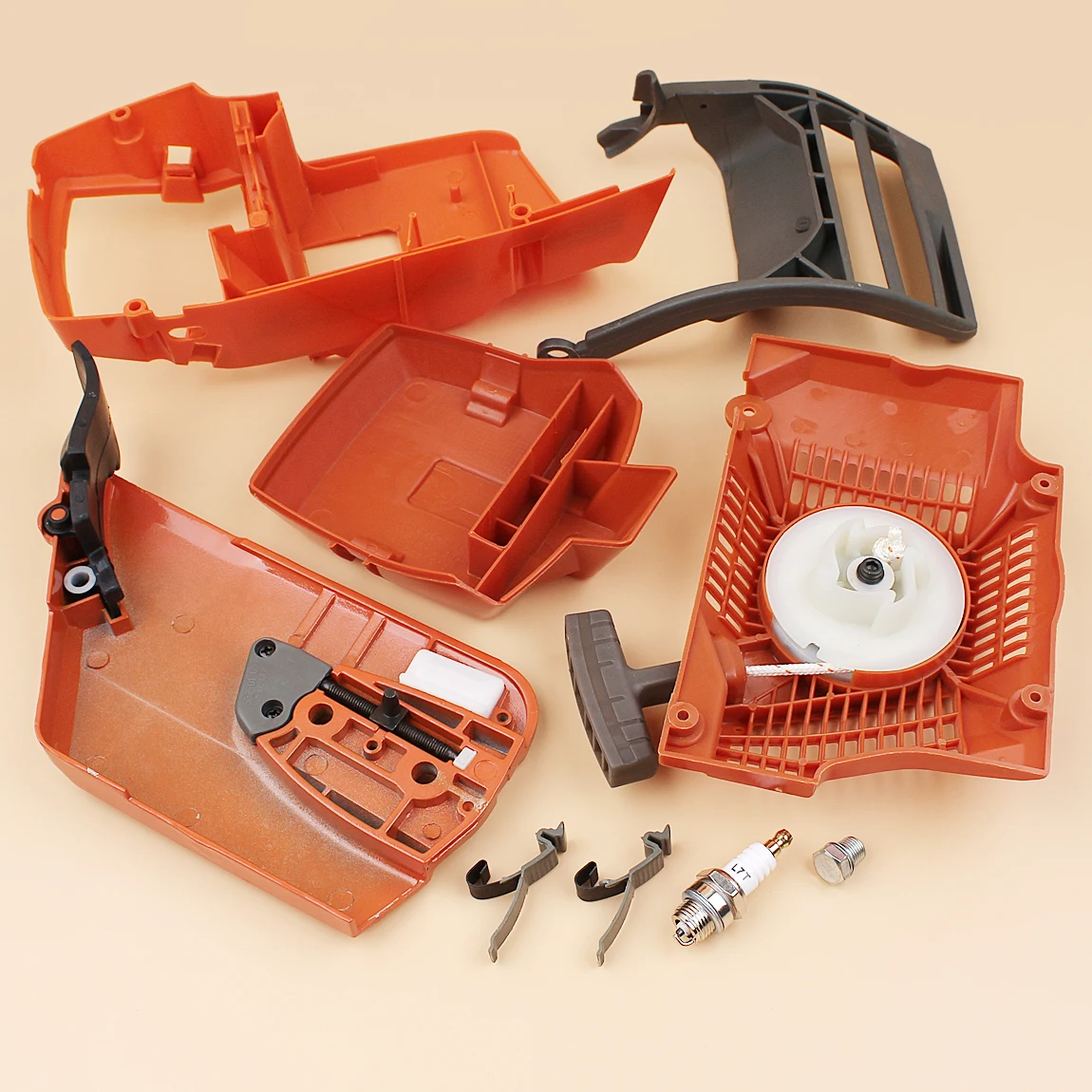 اسطوانة كفن سلسلة غطاء الفرامل كاتب مقبض ل Husqvarna 372 365 362 371 بالمنشار استبدال أجزاء أداة السلطة الملحقات