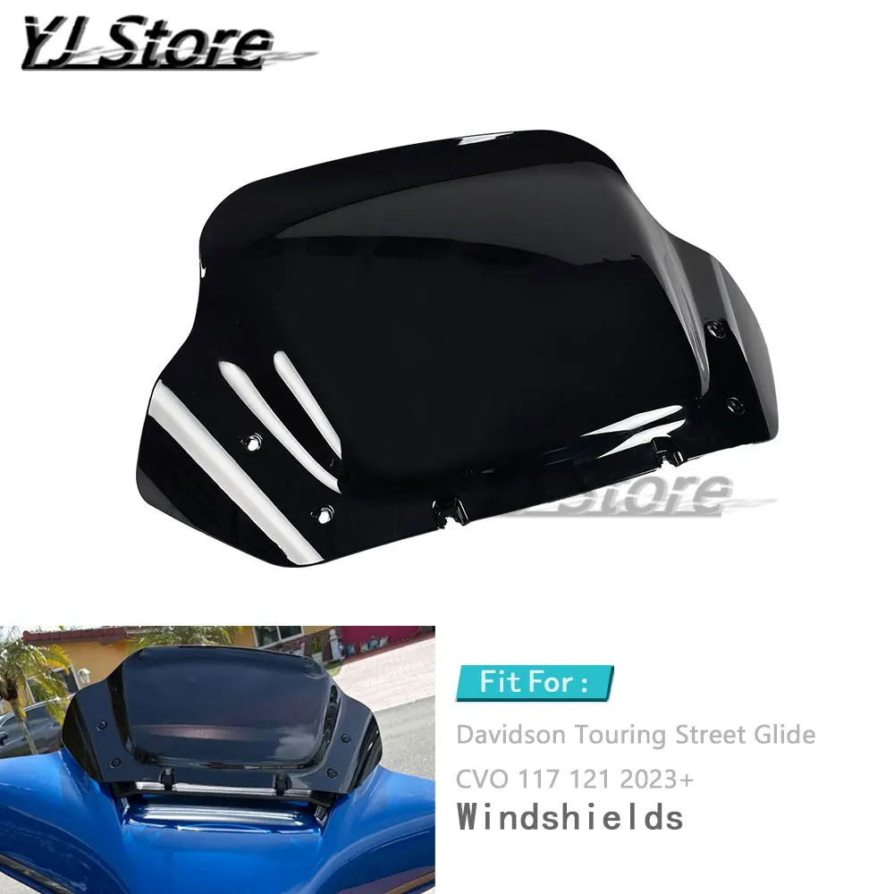

Подходит для Harley Touring Street Glide FLHX 24-UP FLHXSE 23-Up FLHXU 25-Up мотоциклетный верхний обтекатель 14-дюймовый дефлектор ветрового стекла