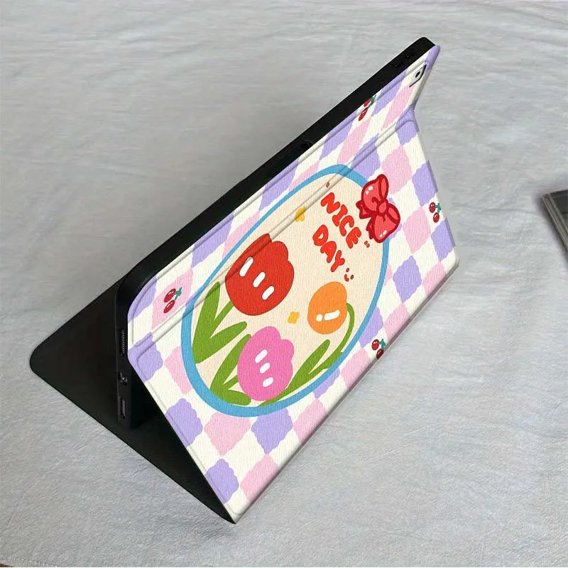 

Lattice Floral Pattern For iPad Air Mini 9.7 2 4 5 11 6th 7th gen 13 3 1 2 4 5 6 7 7.9 10.9 10.5 Inch Tablet Case