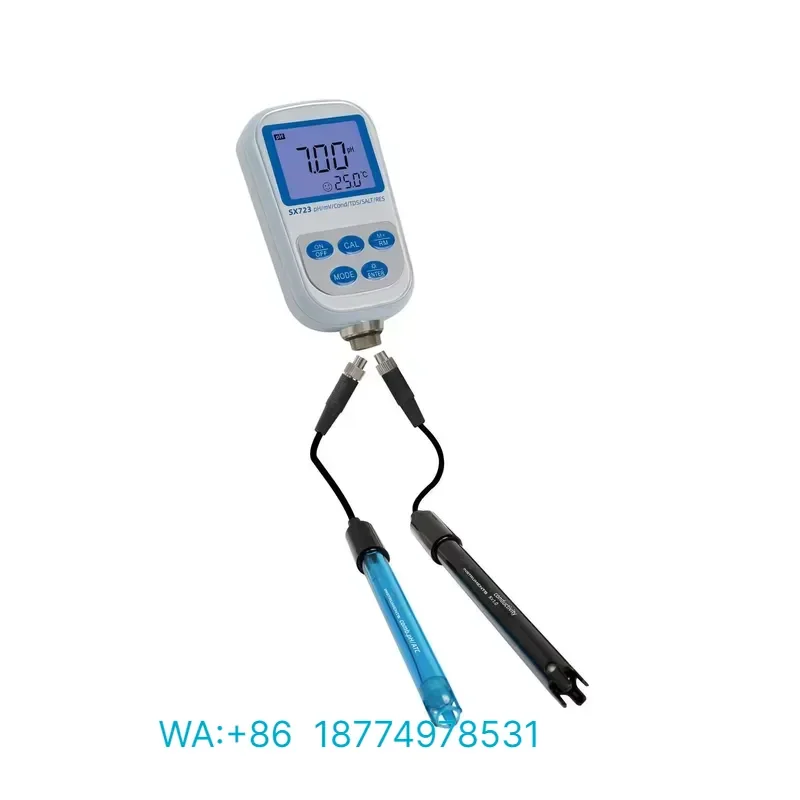 for NADE SX723 Portable Handheld PH Conductivity TDS Salinity Resistivity Meter Kit 2.00 to 19.99 pH 0 to 199.9 MS Laboratory