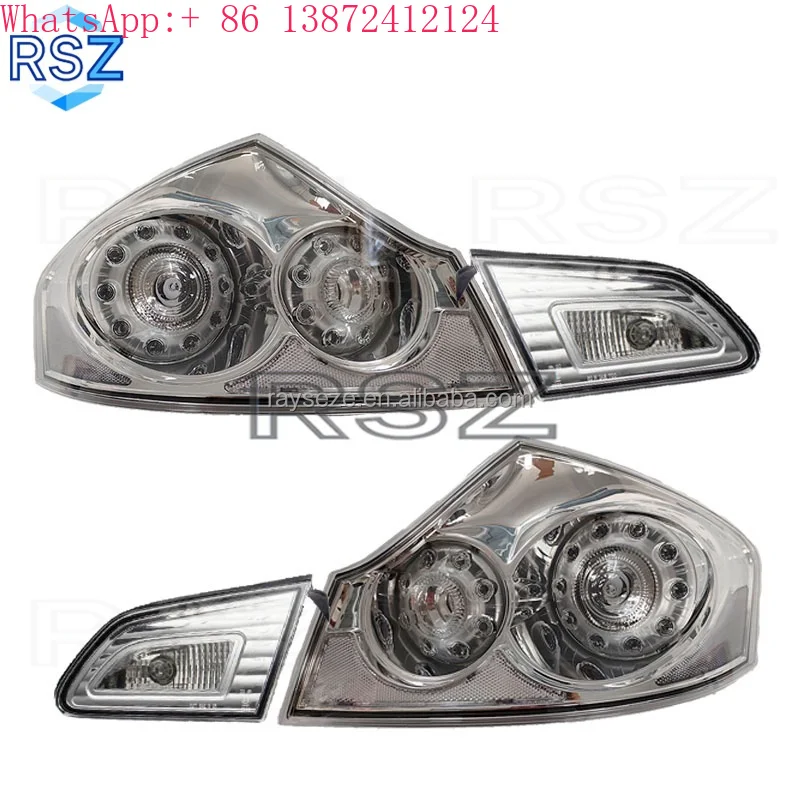 

forRAYSEZE G25 Rear Lamp for 2007 2013 Infinite G35 G37 SEDAN Infiniti Led Clear Outer Inner Tail Light 26550-JK00D 26555-JK60B