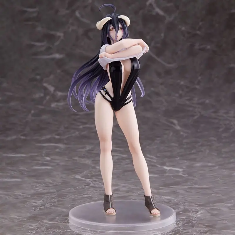 

In Stock Original Tatio Coreful Desktop Cute OVERLORD Albedo Cute Bunny Girl PVC Toys Model Figure Collector Gifts Doll