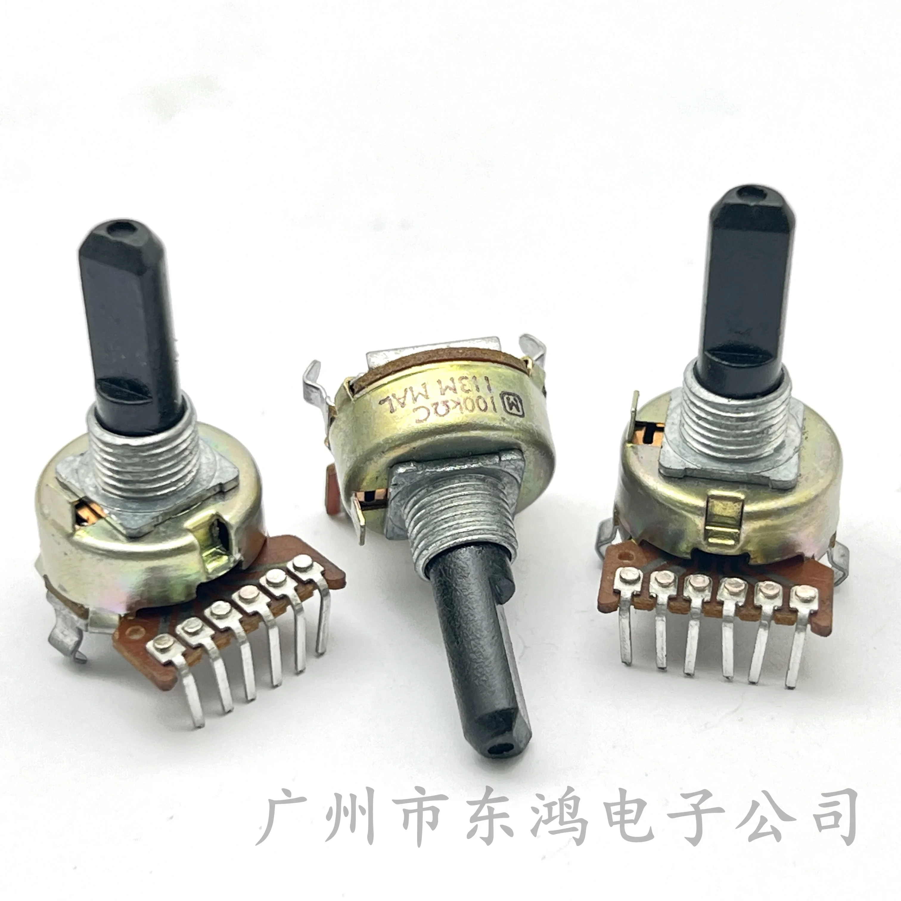 1 PCS 161 type Potentiometer 6-pin C100K shaft length 20mm