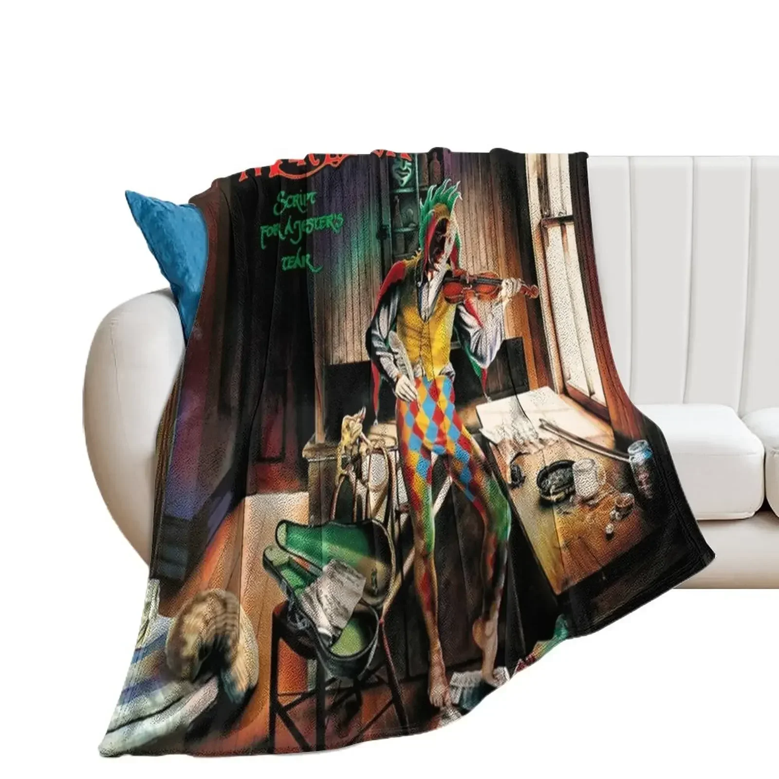 

Marillion: Script For A Jester's Tears Throw Blanket Decorative Sofa Weighted Luxury St for sofa Blankets