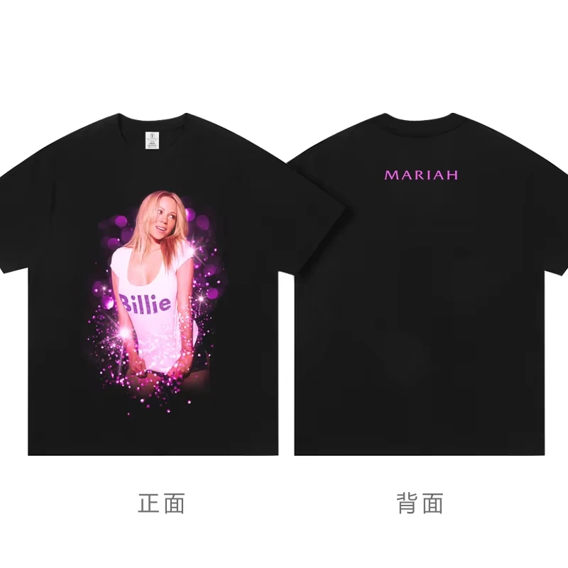 

Mariah Carey Concert Matching Dress with Cotton Short-sleeved T-shirt Male and Female Matching T-shirt with Tickets