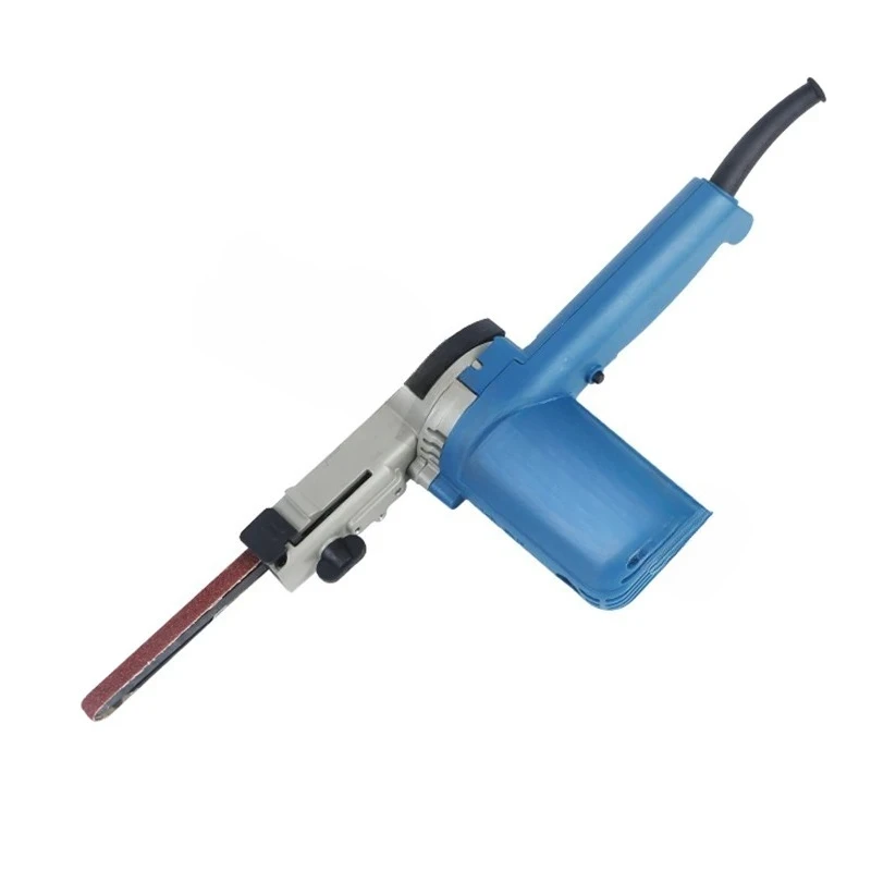 220V Electric Belt Sander Belt Grinder Angle Grinding Machine with 9x533mm Sanding Belts DIY Polishing Machine for Wood Metal