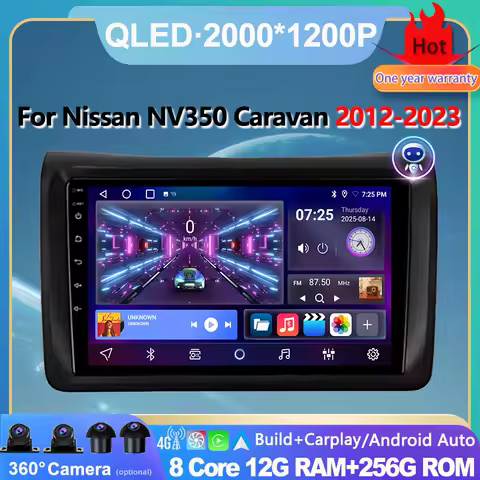 Android 16 Car Radio For Nissan NV350 Caravan 2012-2023 Multimedia Player Car Intelligent System GPS Navi Car Accessories 4G Lte