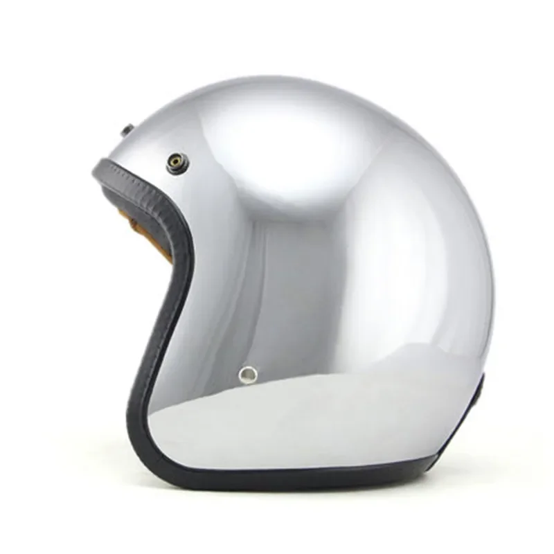 Professional Motocross Racing Helmet Silver Chrome Mirror Casco Off-Road Motorcycle Headgear Protective Gear for Racing