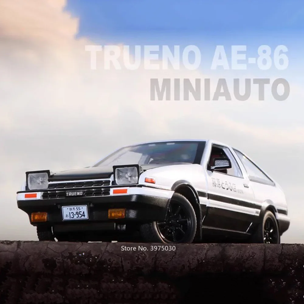 1:20 AE86 ロールスロイス・カリナン モデルカー 合金製おもちゃ ホイールステアリング 車両 ライトミュージック プルバック ミニチュアカー 子供 大人向けギフト