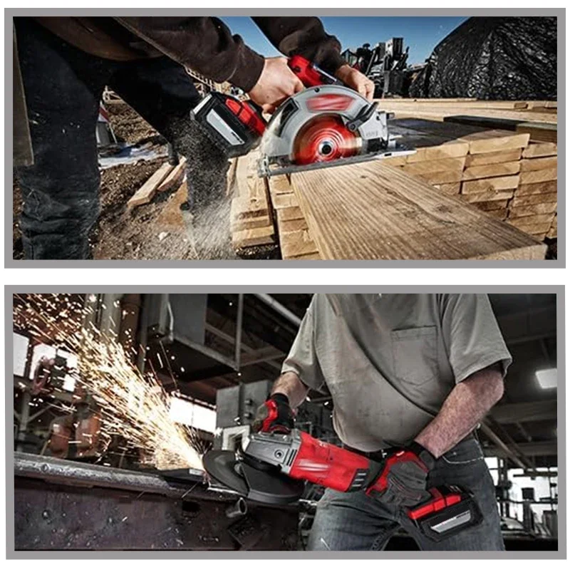 Pro baterii Milwaukee M18 18V 8Ah/12Ah 21700, pro elektrický rázový utahovák M18, náhradní baterie pro elektrické nářadí Milwaukee 18V - náhled 3