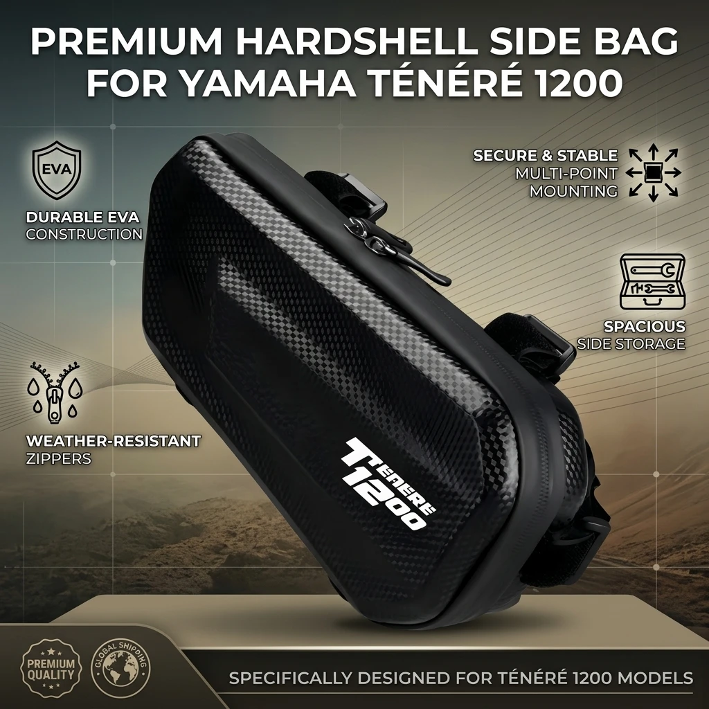 Easy To Clean Large Capacity EVA Motorcycle Saddle Bag Tool Bag With LOGO For YAMAHA Super Tenere tenere1200 Tenere  XT1200Z