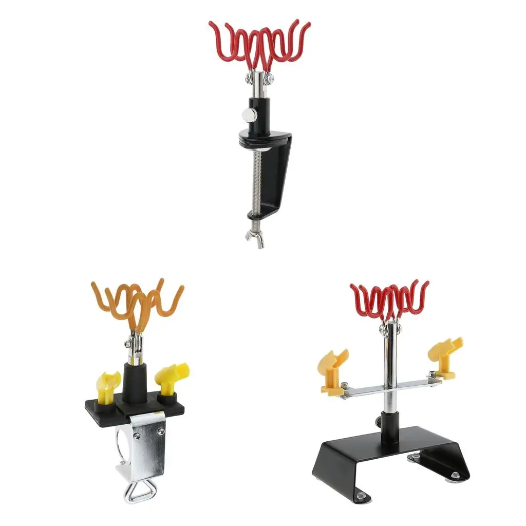 Clamp on Airbrush Holder Holds Air Brush Gun Station Paint Spray