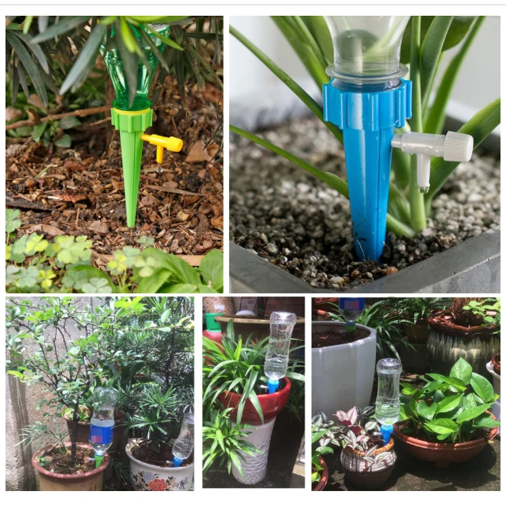10/20/30 pcs Adjustable Automatic Drip Irrigation System Self Watering Flower Plants Greenhouse Garden Auto Water Dripper Device