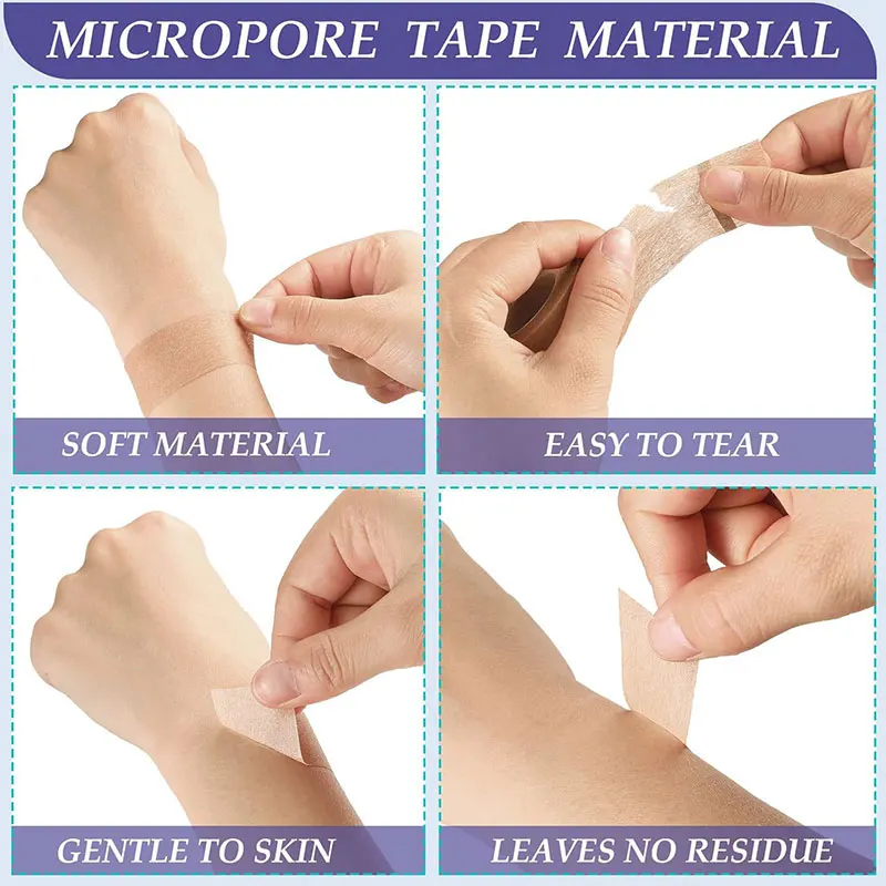 9M 속눈썹 리프팅 테이프 통기성 미세 기공 부직포 테이프 민감한 저항 눈 패드 속눈썹 연장 도구