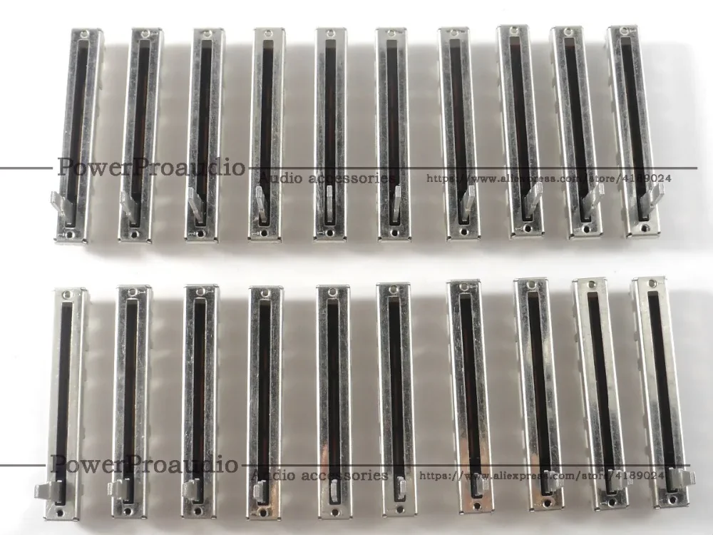 20pcs for Akai APC40 potentiometer fader B10K 10KB 60mm vertical fader pusher