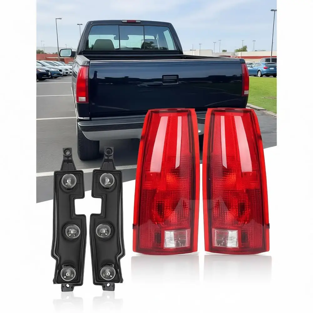 

Tail Light Assembly for 1988-1998 C/K 1500 2500 3500, Includes Driver & Passenger Side, Circuit Boards & Bulbs