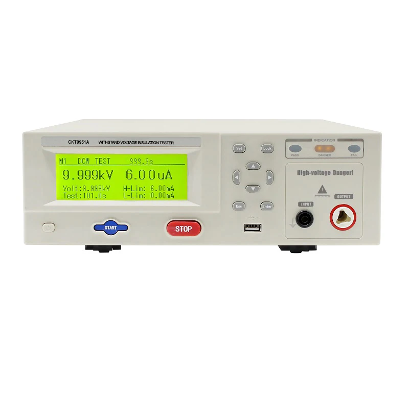 Chuangkai CKT9951A Insulation Resistance Tester 100kΩ~99GΩ ,Withstand Voltage Leakage Current AC 10mA DC 10kV 5mA