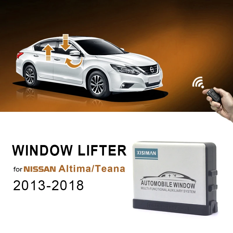 Samochód automatycznie 4 drzwi zamknięcie do okna otwarte boczne lustro Folder składany Spread dla Nissan Altima/Teana L33 2013-2018