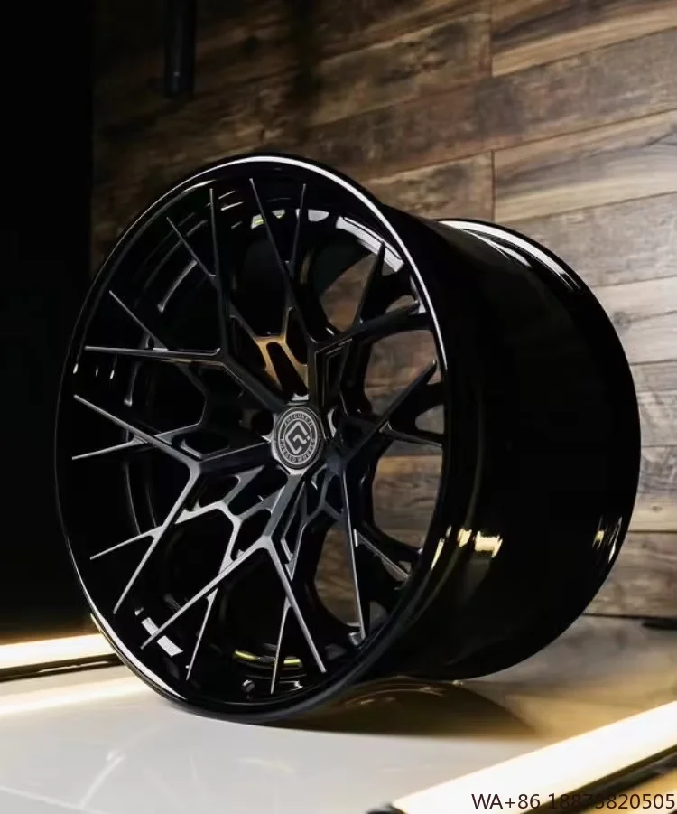 

Hebei Zhi Hub Custom Forged Wheels PCD 5x112 5x114.3 5x120 Passenger Car Wheels Integral Gloss Black Car Wheels Rims