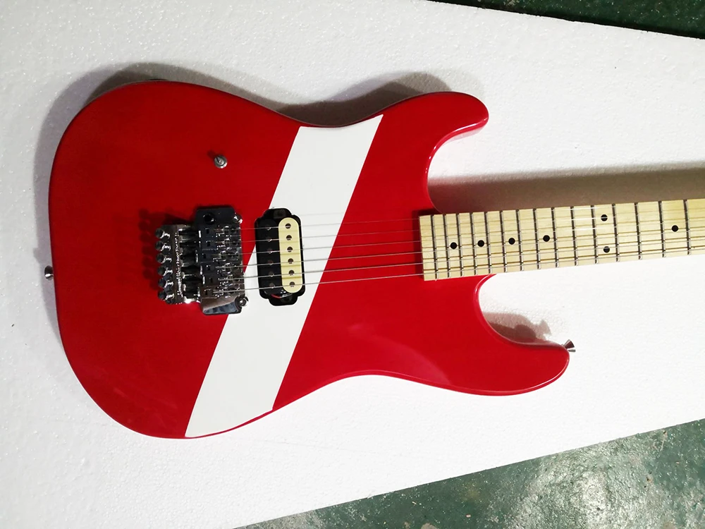 Left Hand Electric Guitar with Tremolo,Maple Fretboard,Customize Logo/Color Available