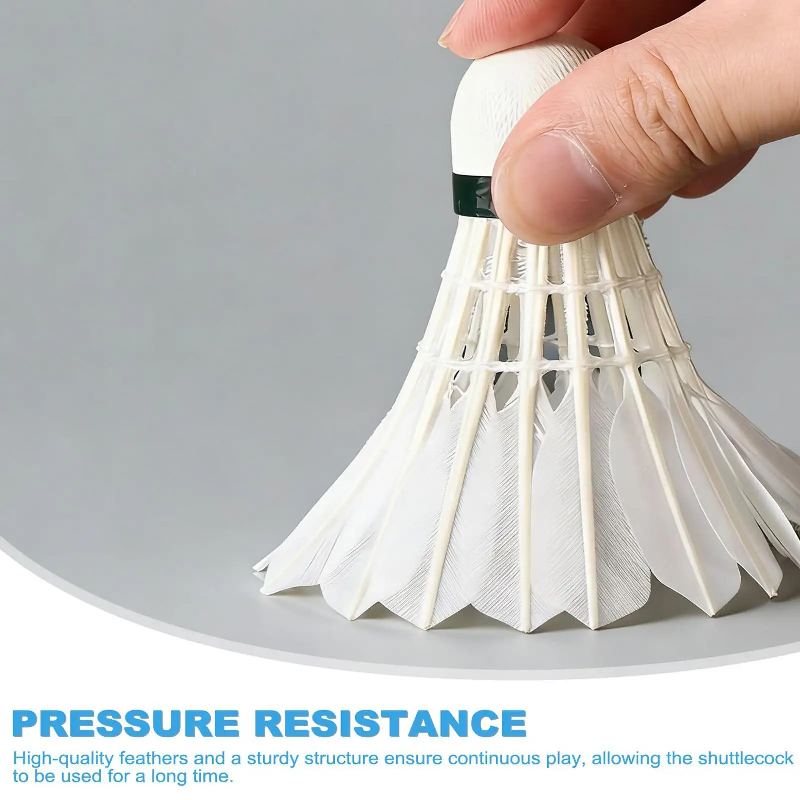 

Воланы для бадминтона, 6 штук, для тренировок и соревнований в помещении, на улице, на заднем дворе, на корте.