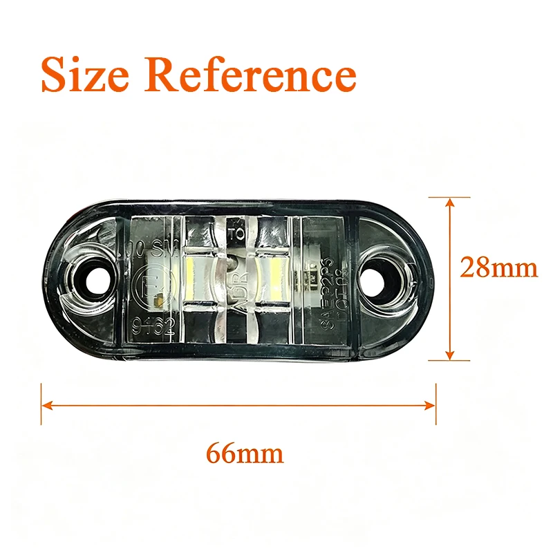 2/5/10PCS 12V 24V Universal Marine Boat Navigation Light Truck Warning Signal Side Marker Lights Clearance Lamp Car Accessories