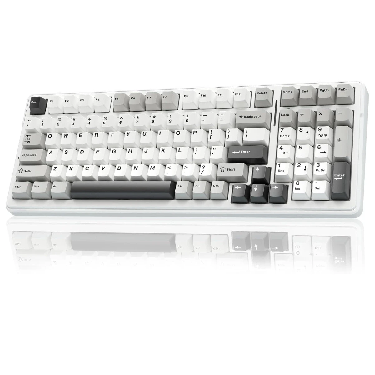 

Беспроводная механическая клавиатура AULA F99pro RGB с поддержкой BT5.0, 2.4GHz, USB, с возможностью горячей замены переключателей, для игр, для ПК, планшетов и PS.